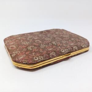 Vintage I.magnin & Co Made In France Women 1960s Wallet With Mirror